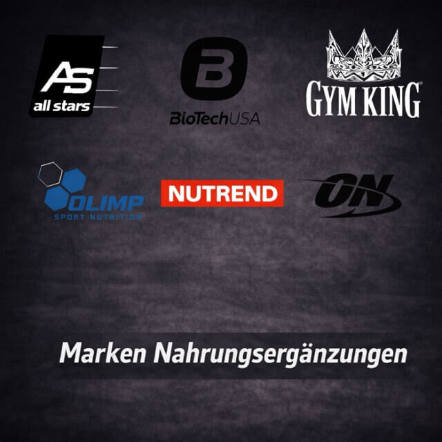Nahrungsergänzung nach Marke sortiert bei Empire Fitness