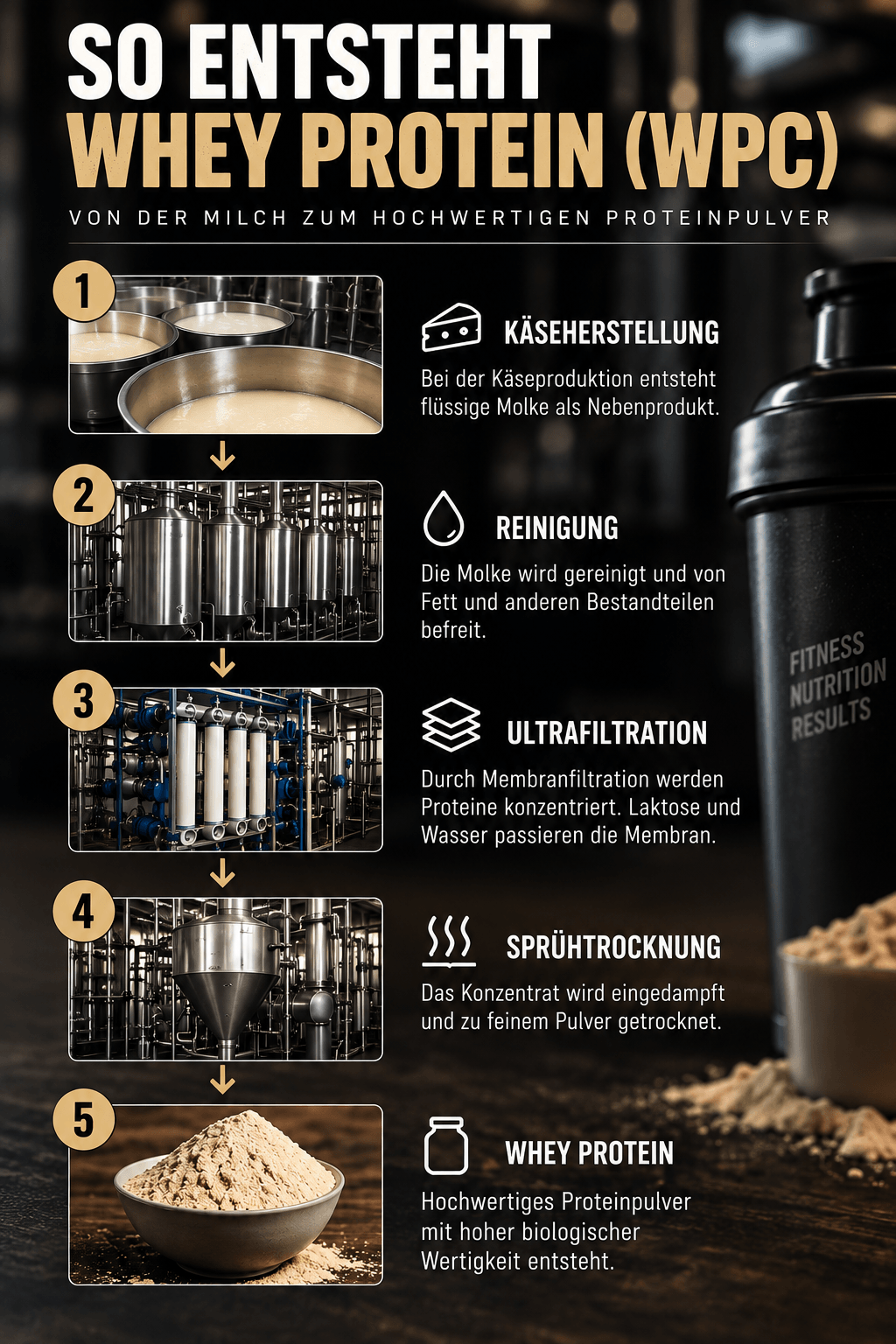 Whey Protein Prozess