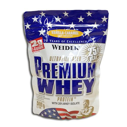 Weider Premium Whey Protein 500g Beutel Schoko-Nougat