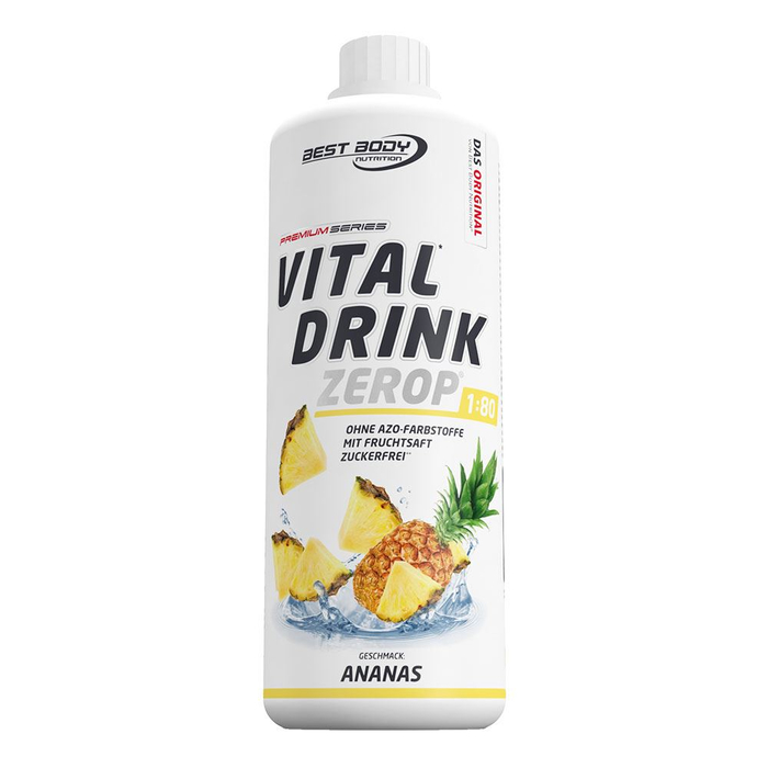 Best Body Vital Drink 1000ml Flasche Mineraldrink Ananas