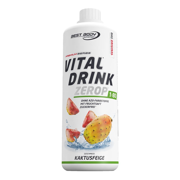 Best Body Vital Drink 1000ml Flasche Mineraldrink Kaktus Feige