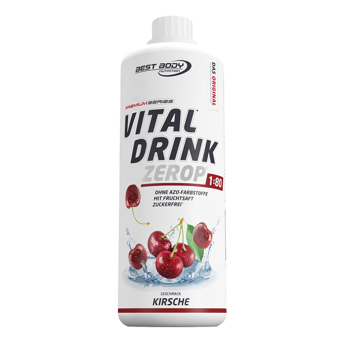 Best Body Vital Drink 1000ml Flasche Mineraldrink Kirsch