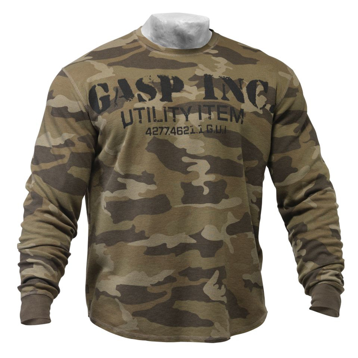 GASP Thermal Gym Sweater (220591) Camoprint Large