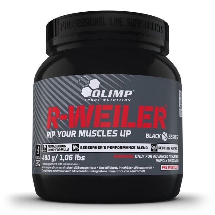 Olimp R-Weiler Pre Workout Booster 480g Pulver Dose