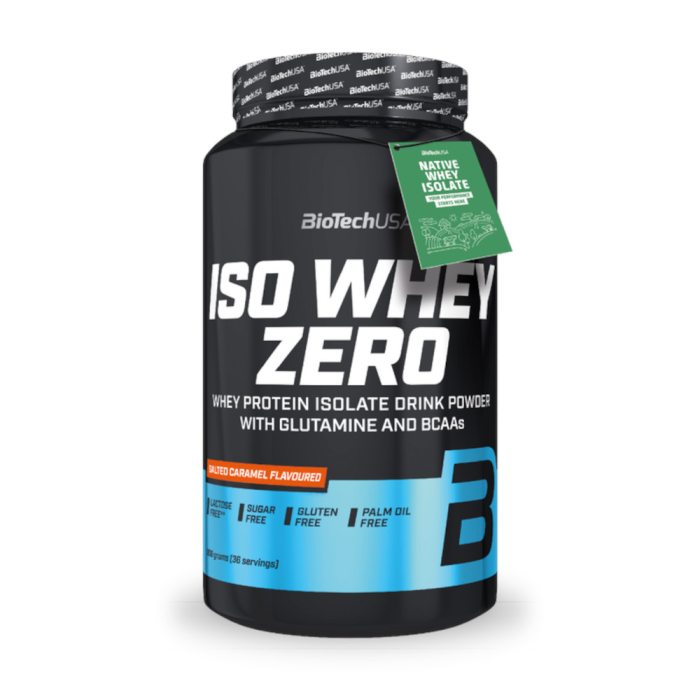 Biotech USA Iso Whey Zero Protein laktosefrei 908g Dose Vanille