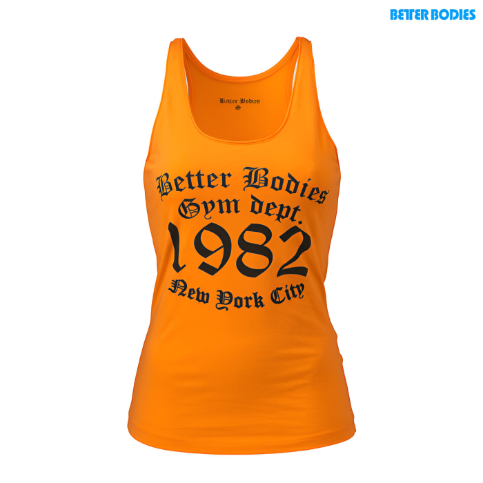 Better Bodies Raw Jersey Tank 95% Baumwolle 5% Elasthan (110726) M Bright Orange