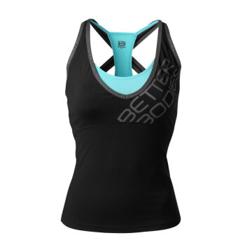 Better Bodies Support 2-Layer Top 89% Polyamide 11% Elasthan (110669) M Black