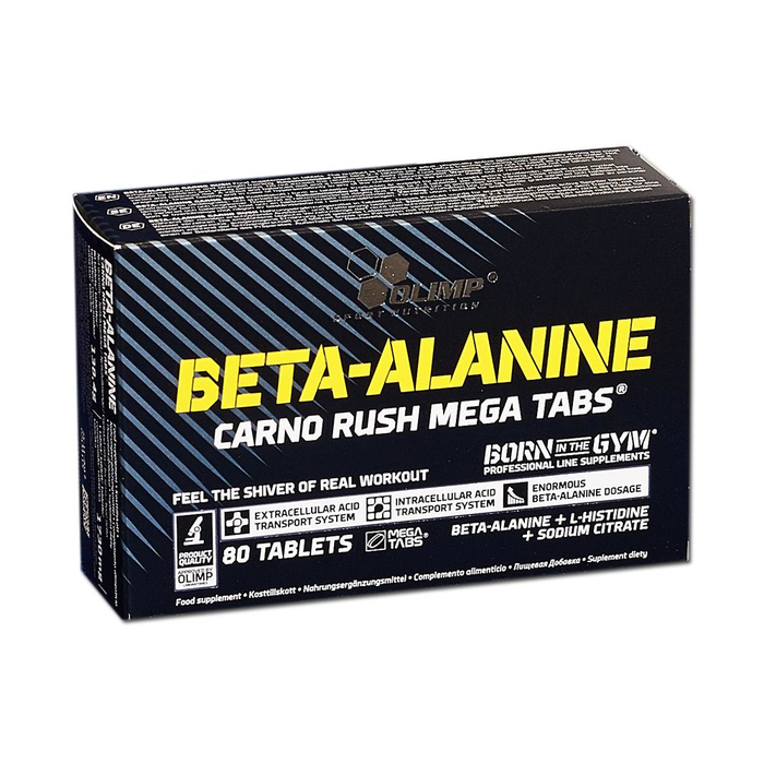 Olimp Beta Alanine Carno Rush Beta Alanin Mega Taps 80 Tabletten