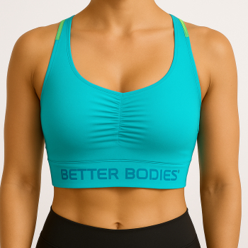 Better Bodies Athlete Short Top 110710 M Aqua Blue