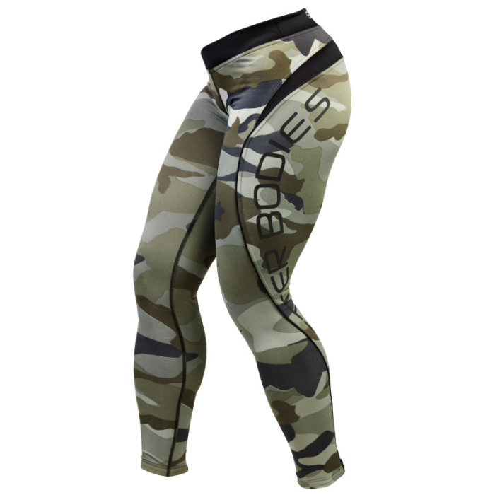 Better Bodies Camo long tights (110704) Green Camo XS