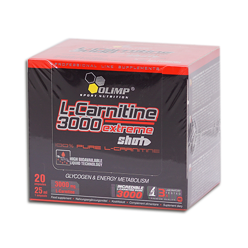 Olimp L-Carnitine Forte 3000 Extreme Shot 20 x 25 ml Orange