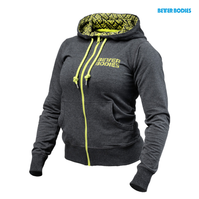 Better Bodies Soft Logo Hoodie (1107649) Anthracite Melange L