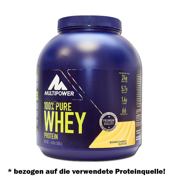Multipower 100% Whey Protein 2000g Dose Rich Chocolate
