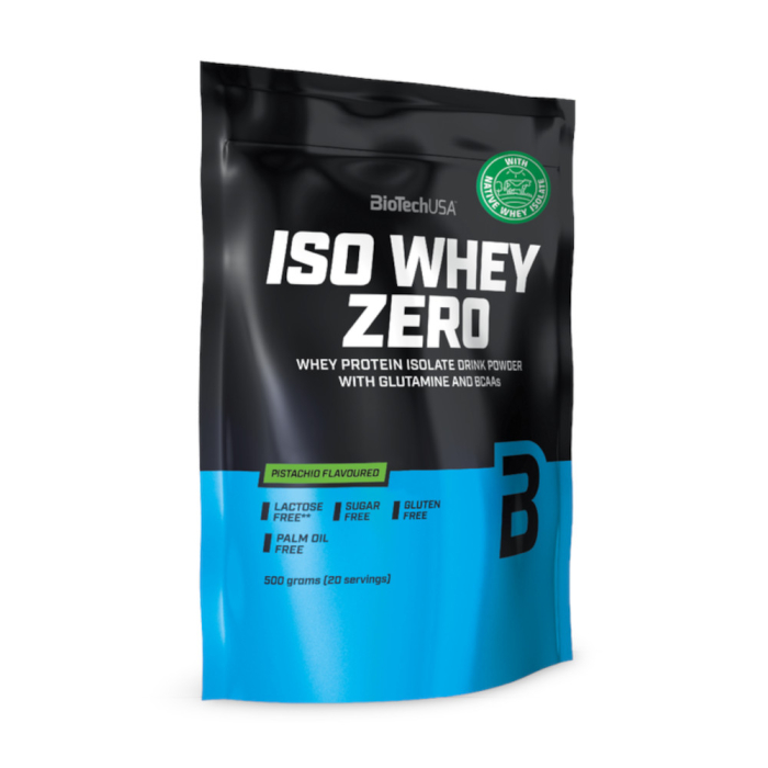 Biotech USA Iso Whey Zero Protein laktosefrei 500g Beutel Lemon-Cheesecake