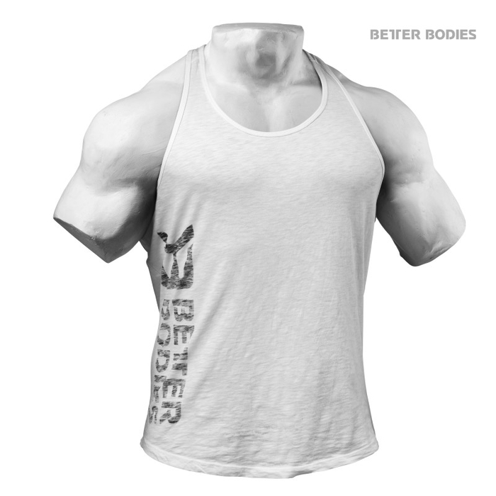 Better Bodies Symbolprinted T-Back (120790) Mens Bodybuilding Fitness Tank Top White S