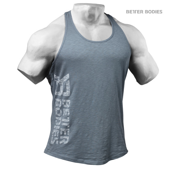 Better Bodies Symbolprinted T-Back (120790) Mens Bodybuilding Fitness Tank Top Blue M