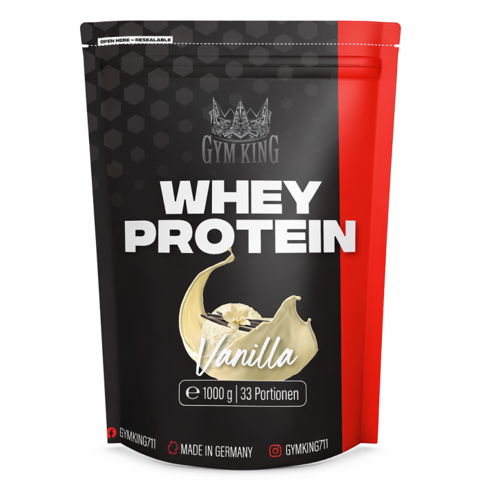 Gym King Whey Protein 1000g Beutel Vanille