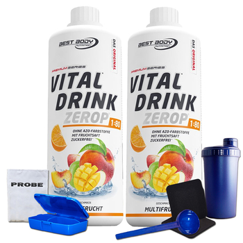 Best Body Vital Drink 2 x 1000ml Flasche Mineraldrink +...
