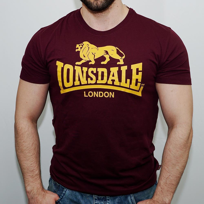 Lonsdale London T-Shirt verschiedene Farben L Oxblood