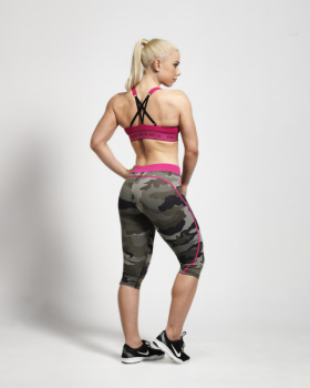 Better Bodies Camo Capri Tights (110811)