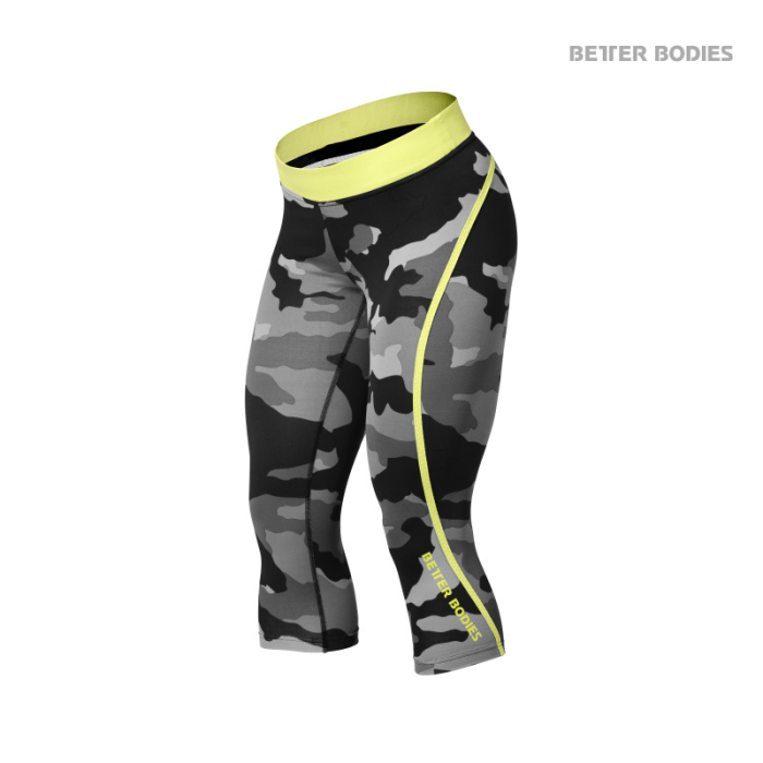 Better Bodies Camo Capri Tights (110811) Grey L