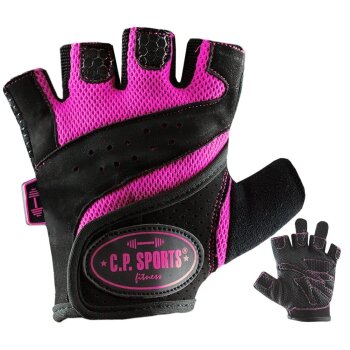 CP Sports Lady-Fitness-Handschuh Profi-Grip F9-3 bunt M Rot