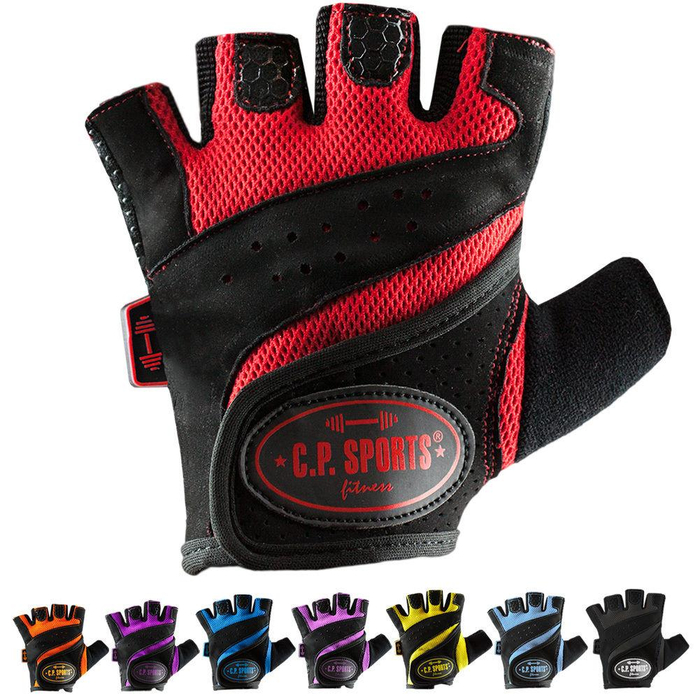 CP Sports Lady-Fitness-Handschuh Profi-Grip F9-3 bunt M Schwarz