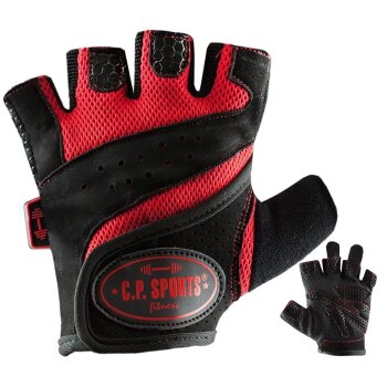 CP Sports Lady-Fitness-Handschuh Profi-Grip F9-3 bunt M Schwarz
