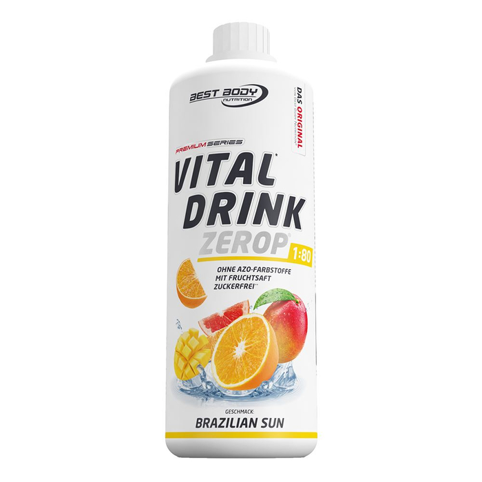 Best Body Vital Drink 1000ml Flasche Mineraldrink Brazilian Sun
