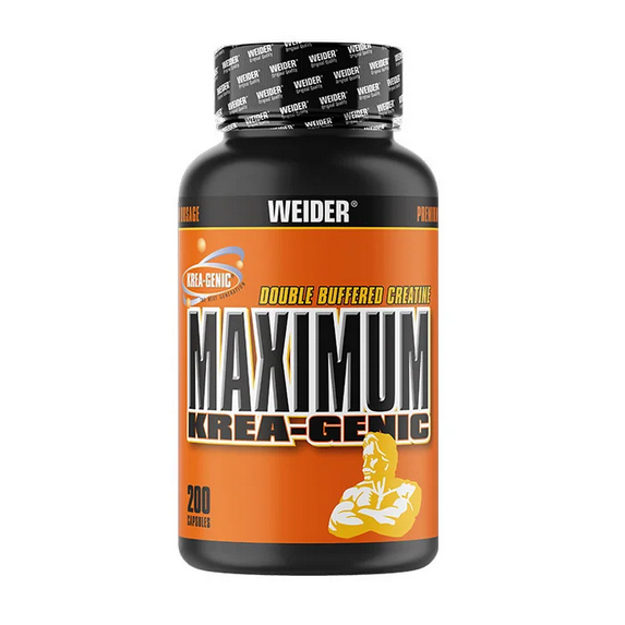 Weider Maximum Krea-Genic Krea-Genic 200 Kapseln Dose 2 x 100 MHD 01/2026