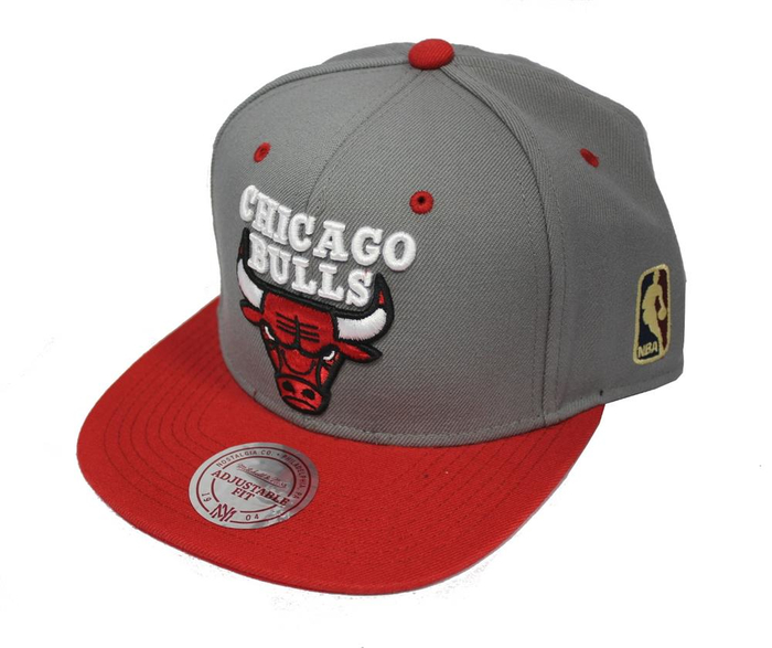 Mitchell & Ness Snapback Caps Chicago Bulls MBB0103grey