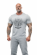 Gym King Fitted Stretch Tee Grey S