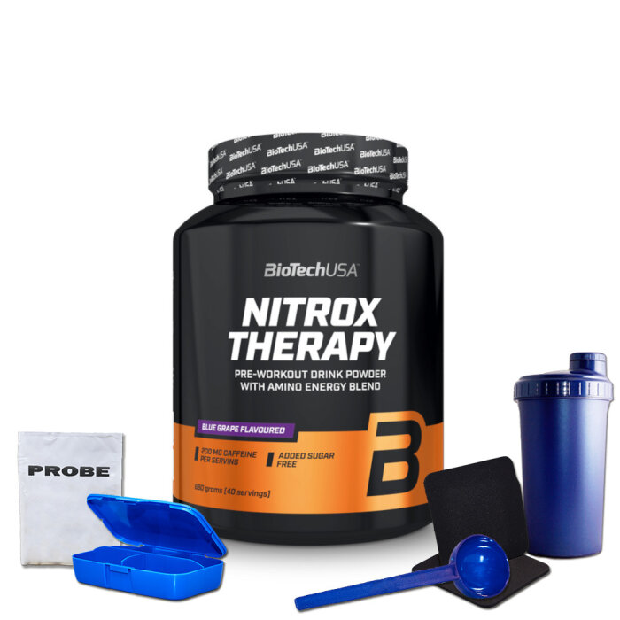 Biotech NitroX Therapy 680g + Bonus Tropical Shaker