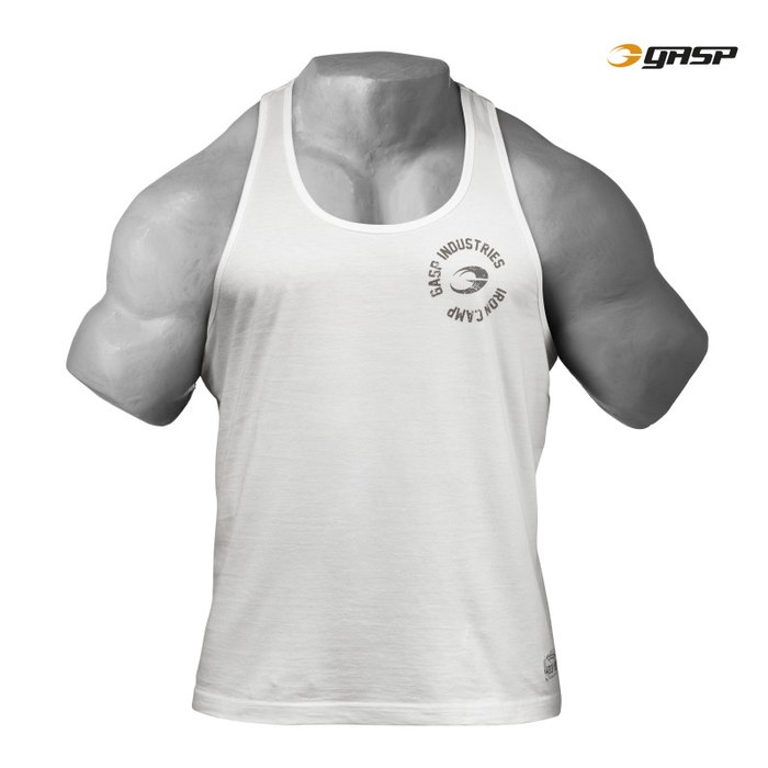 GASP Throwback T-Back Tank Top 220770 Weiss S