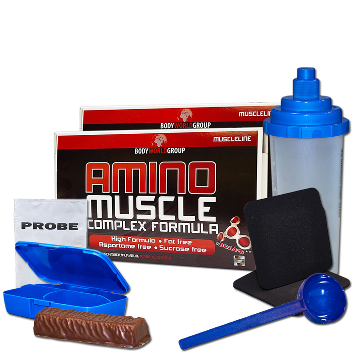 Bodyworldgroup 2 x BWG Amino Muscle Complex Formula 20 x 25ml Ampullen + Bonus