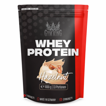 Gym King Whey Protein 1000g Beutel Haselnuss