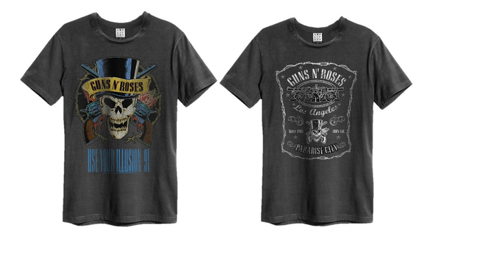 Amplified Mens Tee Guns N Roses verschiedene Modelle Shirt