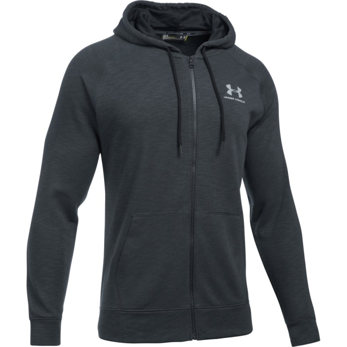 (O) Under Armour Sportstyle FZ Tri Hood (1290255-001) BLK SM