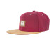 Djinns 6P Snapback Cap 10oz Canvas Wine