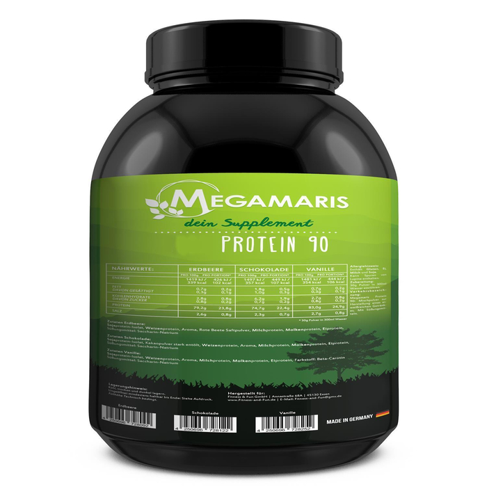 Megamaris Protein 90 2 kg Dose Vanille