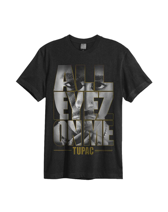 Amplified Mens Tee Tupac all Eyes on me blk