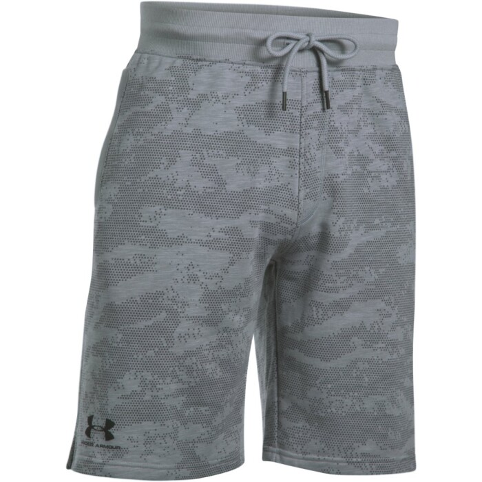 Under Armour SS Camo Fleece Short 1294925 STL-BLK XXL