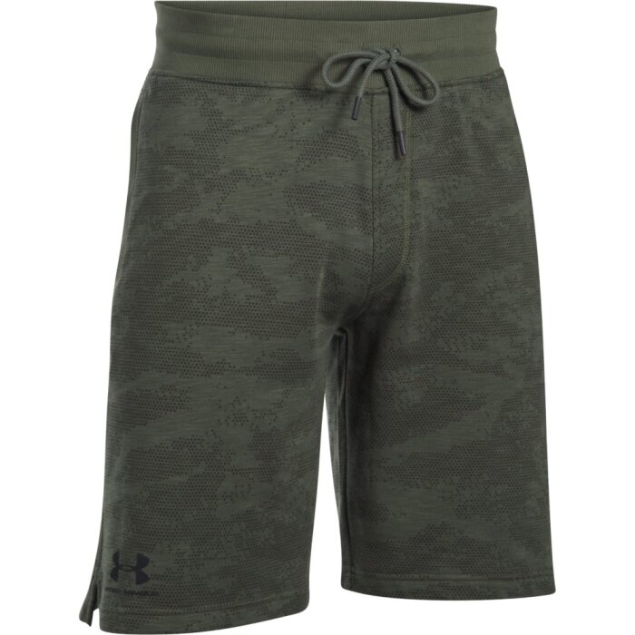 Under Armour SS Camo Fleece Short 1294925 DTG-BLK XXL