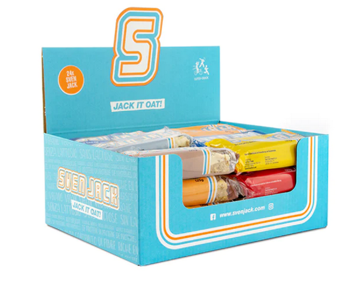 Sven Jack Energy Cake 24 x 125g Riegel Kiste Apfel-Strudel