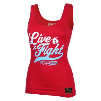 Olimp Live & Fight Ladys Tank ORIGINAL 90 Red