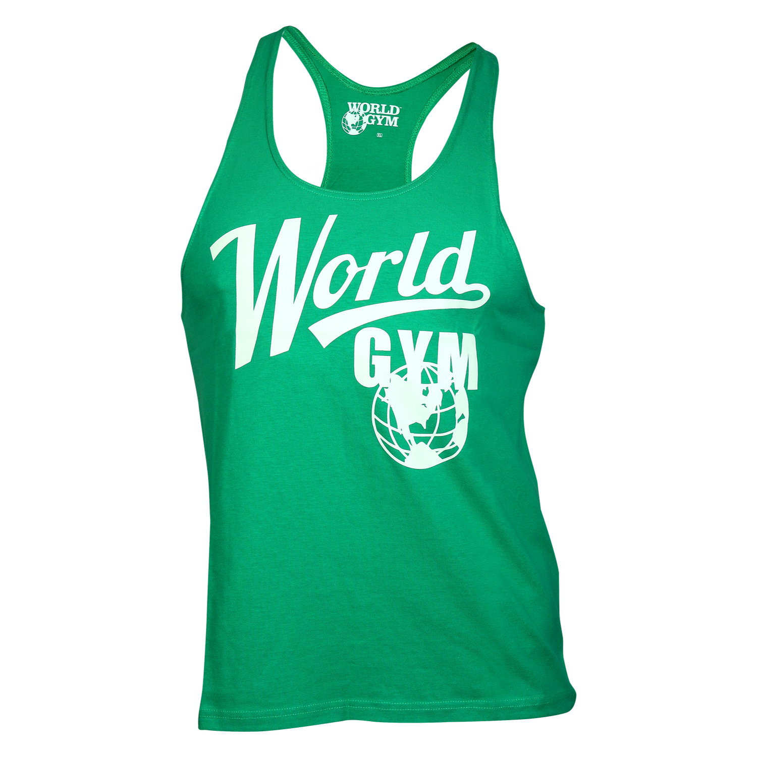 World Gym Basic T-Shirt Green Grün Baumwolle Fitness Bodybuilding Herren 