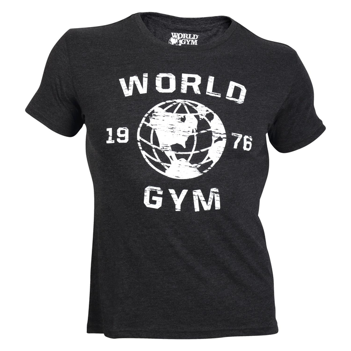 World Gym T-Shirt since 1976 anthrazit