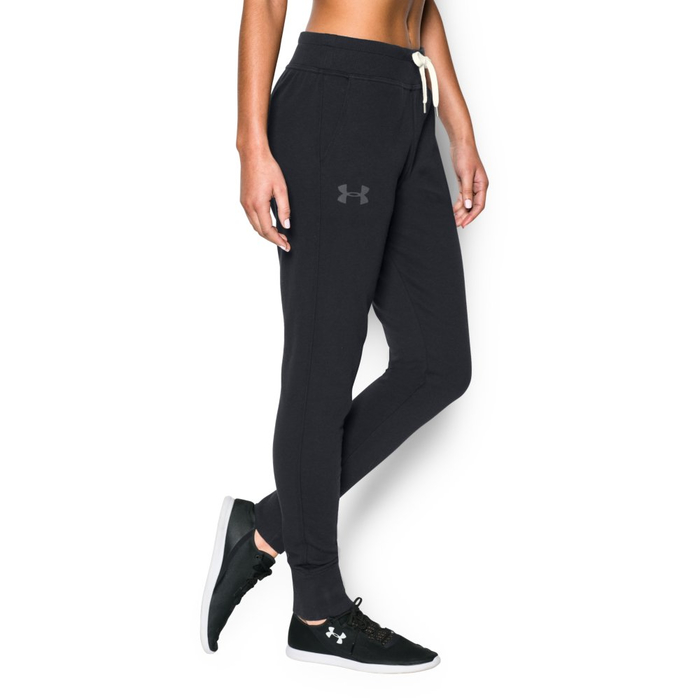 Under Armour Womens Favorite French Terry Jogger Pants - black