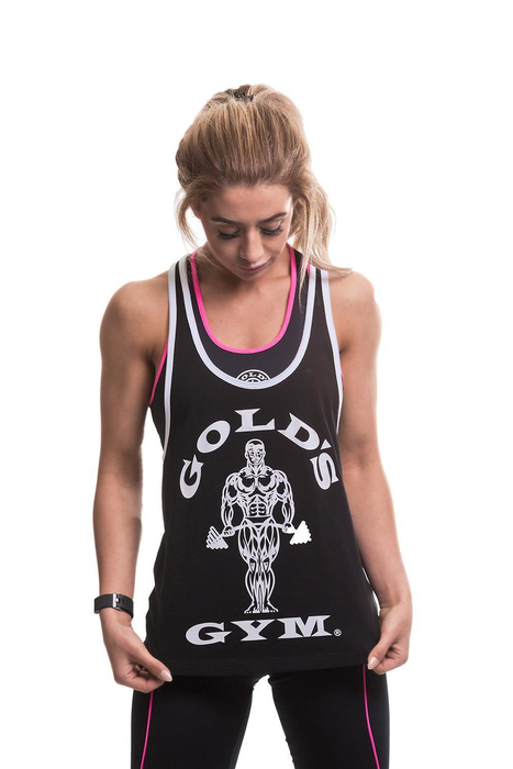 Golds Gym Ladies Loose Fit Muscle Tank Top Fitness Sport Ladies SIZE S-XL
