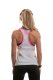 Golds Gym Ladies Loose Fit Muscle Tank White Fitness Ladies Gymwear Cotton Top